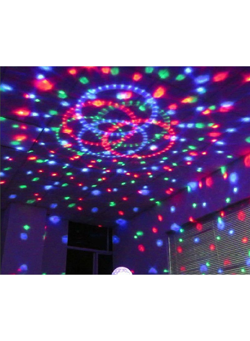 مصباح مسرحي رقمي LED RGB كريستالي كروي سحري - إضاءة ديسكو دي جي بست قنوات DMX-512 مع تفعيل صوتي، وتأثيرات ستروب، وجهاز عرض LED متعدد الألوان للحفلات والنوادي وحفلات الزفاف والمناسبات المنزلية - Image 2